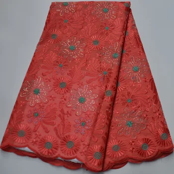 11 colors (5yards/pc) High quality coral red African cotton Swiss voile lace fabric with embroidery for party dress CLP434 
11 colors (5yards/pc) High quality coral red African cotton Swiss voile lace fabric with embroidery for party dress CLP434