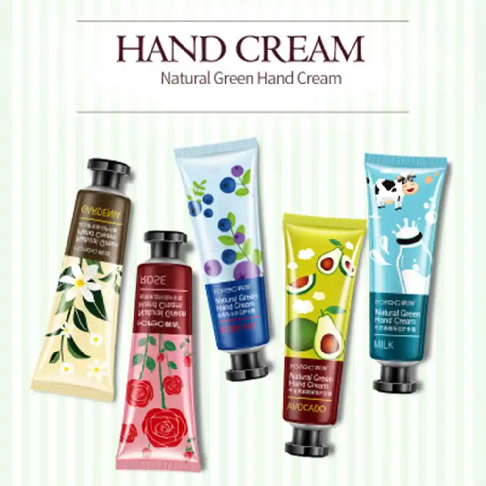 glamour hand cream 5pcs/set aloe green tea propolis moisturizing