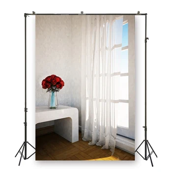 HUAYI Romantic Photography Red Rose Flowes With White Curtain Background Backdrop For Valentine's Day Photo Booth Props D-5757
HUAYI Romantic Photography Red Rose Flowes With White Curtain Background Backdrop For Valentine's Day Photo Booth Props D-5757
