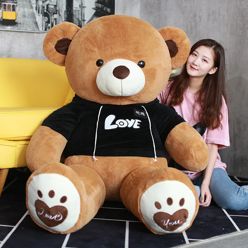 doll teddy panda doll girl sleeping hug cute plush toy big bear