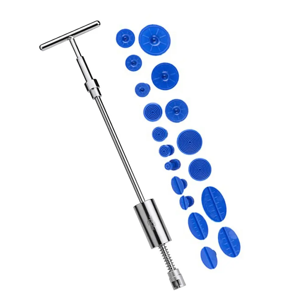 2 in 1 Reverse Slide Hammer Car Dent Repair Puller Tools Removal Lifter Remover Kit Suction Cups with 18pcs Glue Tabs
2 in 1 Reverse Slide Hammer Car Dent Repair Puller Tools Removal Lifter Remover Kit Suction Cups with 18pcs Glue Tabs