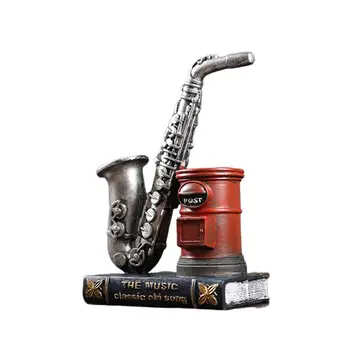 Vintage Makeup Brush Pot Saxophone Design Makeup Brush Holder Desktop Cosmetic Brush Case Birthday Gift -Sliver/Gold
Vintage Makeup Brush Pot Saxophone Design Makeup Brush Holder Desktop Cosmetic Brush Case Birthday Gift -Sliver/Gold