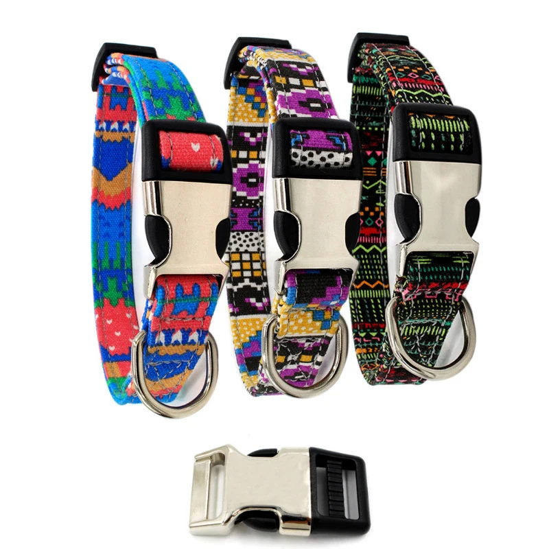 Nylon Printed Dog Collar Adjustable Puppy Small Dogs Collar Pet Collars for Chihuahua French Bulldog Cat collar Pet Products
Nylon Printed Dog Collar Adjustable Puppy Small Dogs Collar Pet Collars for Chihuahua French Bulldog Cat collar Pet Products