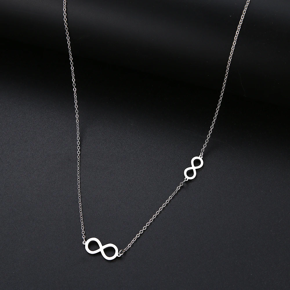 Ожерелье с подвеской DOTIFI для женщин сверкающий крест 8 символами кулон из