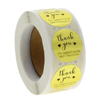 100-500pcs Golden Round Thank You Sticker Seal Label Handmade Label Sticker Scrapbook Envelope Cute Sticker Stationery
100-500pcs Golden Round Thank You Sticker Seal Label Handmade Label Sticker Scrapbook Envelope Cute Sticker Stationery
