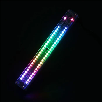 Dual 30 Level Indicator Colorful Music Audio Spectrum Indicator Stereo Amplifier VU Meter Adjustable Light Speed With AGC
Dual 30 Level Indicator Colorful Music Audio Spectrum Indicator Stereo Amplifier VU Meter Adjustable Light Speed With AGC