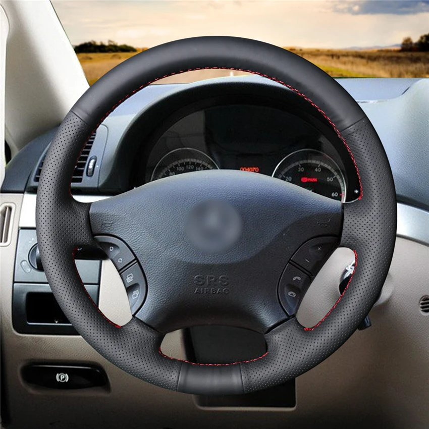 

DIY Anti-Slip Wear-Resistant Steering Wheel Cover For Mercedes-Benz W639 Viano 2006-2011 Vito 2010-2015 Car Interior Decoration