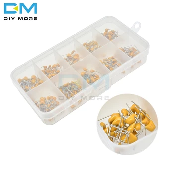 300pcs 10Values/30pcs Monolithic Multilayer Ceramic Capacitor Kit Box 50V 10pF 20pF 30pF 47pF 56pF 68pF 100pF 1nF 10nF 100nF
300pcs 10Values/30pcs Monolithic Multilayer Ceramic Capacitor Kit Box 50V 10pF 20pF 30pF 47pF 56pF 68pF 100pF 1nF 10nF 100nF