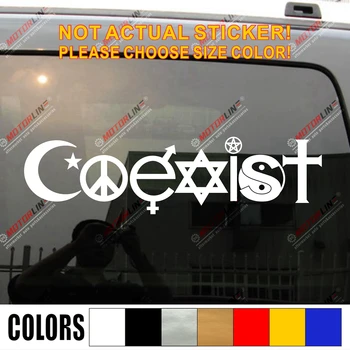 Coexist Decal Sticker Car Vinyl Religion Peace pick size color die cut jesus jew no background
Coexist Decal Sticker Car Vinyl Religion Peace pick size color die cut jesus jew no background