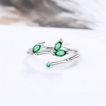 Sole Memory Blue Crystal Leaves Branches Shiny 925 Sterling Silver Female Resizable Opening Rings SRI589 
Sole Memory Blue Crystal Leaves Branches Shiny 925 Sterling Silver Female Resizable Opening Rings SRI589