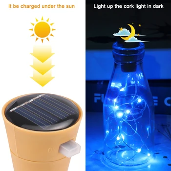 Waterproof Solar Powered Starry Cork Wine Bottle Lights LED Colored for Wine Bottles with Cork DIY/Decor/Party/Wedding
Waterproof Solar Powered Starry Cork Wine Bottle Lights LED Colored for Wine Bottles with Cork DIY/Decor/Party/Wedding