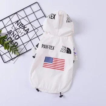 Fashion Dog Rain Coat Waterproof Dogs Jacket Flag Printed Pet Hoodie French Bulldog Pomeranian Schnauzer Poodle Outdoor Clothing
Fashion Dog Rain Coat Waterproof Dogs Jacket Flag Printed Pet Hoodie French Bulldog Pomeranian Schnauzer Poodle Outdoor Clothing