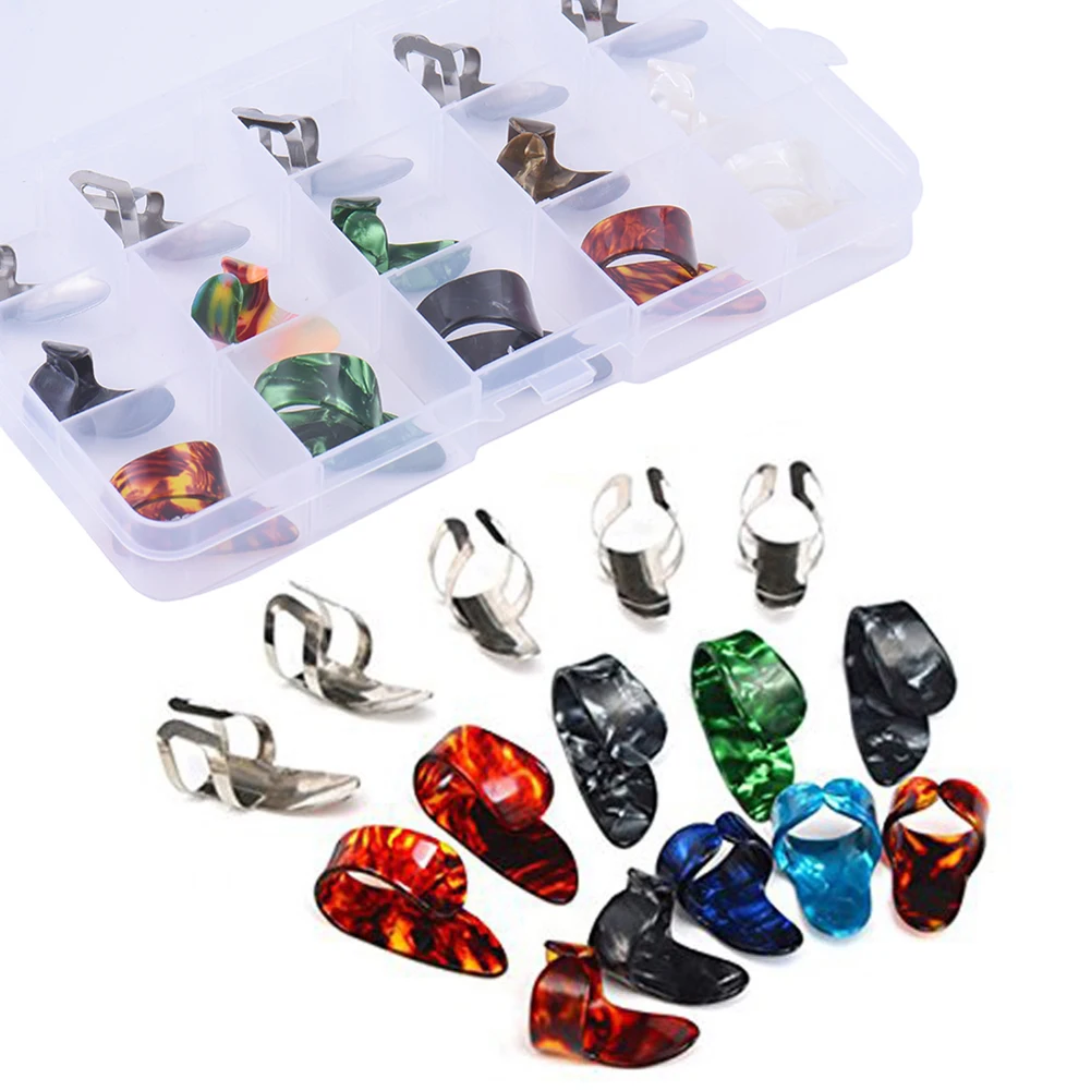 15 / Box Finger Guitar Pick Thumb Electric Guitar Folk Thumb Piano Stainless Steel Pick Guitar Accessories
15 / Box Finger Guitar Pick Thumb Electric Guitar Folk Thumb Piano Stainless Steel Pick Guitar Accessories