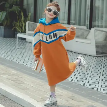 Girls winter new long dress 2019 new hit color hooded thickening children's dress autumn and winter children's clothing
Girls winter new long dress 2019 new hit color hooded thickening children's dress autumn and winter children's clothing
