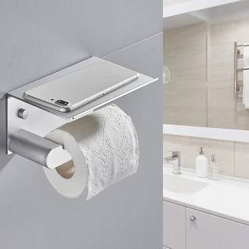 Toilet Paper Holders Removable Roll Paper Phones Rack Towel Shelf Tissue Holder for Household Bathroom Decoration 
Toilet Paper Holders Removable Roll Paper Phones Rack Towel Shelf Tissue Holder for Household Bathroom Decoration