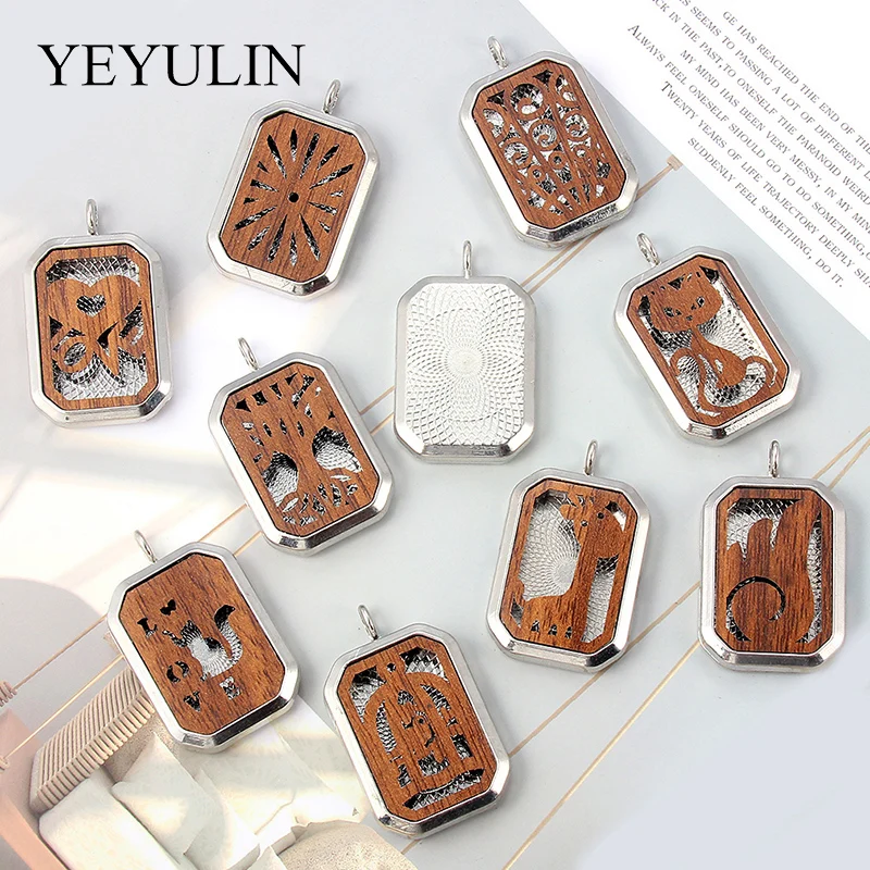 Aroma Diffuser Open Antique Vintage Lockets Pendant Wood Perfume Essential Oil Aromatherapy Locket Necklace +5 Sequin
Aroma Diffuser Open Antique Vintage Lockets Pendant Wood Perfume Essential Oil Aromatherapy Locket Necklace +5 Sequin