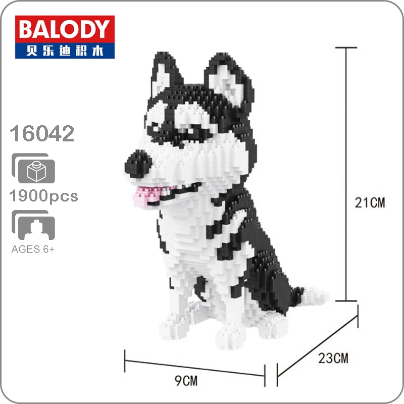 Balody 16042 Siberian Husky Dog Animal Pet 3D Model 1900pcs DIY Diamond Mini Building Small Blocks Bricks Assembly Toy no Box
Balody 16042 Siberian Husky Dog Animal Pet 3D Model 1900pcs DIY Diamond Mini Building Small Blocks Bricks Assembly Toy no Box