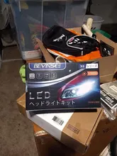 Bevinsee X6 Anti-EMC faro LED H7 H4 8000Lm 60W lámparas de coche 9005 HB3 9006 HB4 H11 P13W PSX24 bombillas LED de coche HB3 de la luz de niebla