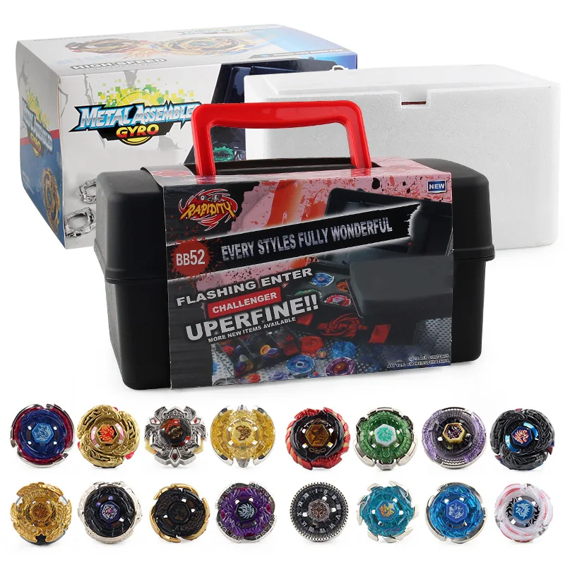 Mksafn New Arrival Galaxy Metal Fusion Blades Battle Fury Master 4D Gyro Set Spinning Classic Top Toy with Launcher Grip Toolbox
Mksafn New Arrival Galaxy Metal Fusion Blades Battle Fury Master 4D Gyro Set Spinning Classic Top Toy with Launcher Grip Toolbox