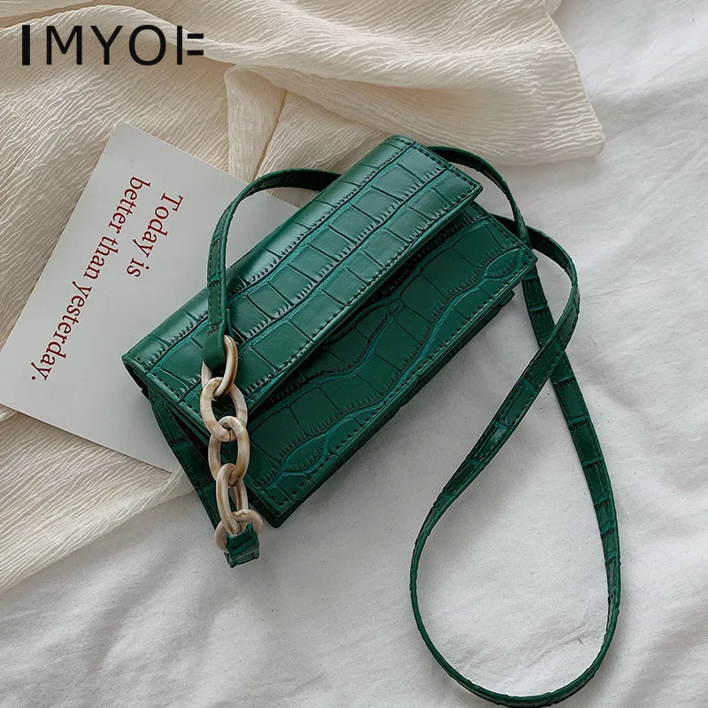 Ladies Small Messenger Bag PU Leather Stone Pattern Chains Mini Shoulder Bag Vintage Girl's Party Evening Clutch Women Handbags
Ladies Small Messenger Bag PU Leather Stone Pattern Chains Mini Shoulder Bag Vintage Girl's Party Evening Clutch Women Handbags