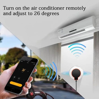 1/2pcs Tuya Smart WiFi IR Remote Control Hub For Air Conditioner TV Fan Smart Controller For IR Device Work With Alexa Amazon
1/2pcs Tuya Smart WiFi IR Remote Control Hub For Air Conditioner TV Fan Smart Controller For IR Device Work With Alexa Amazon