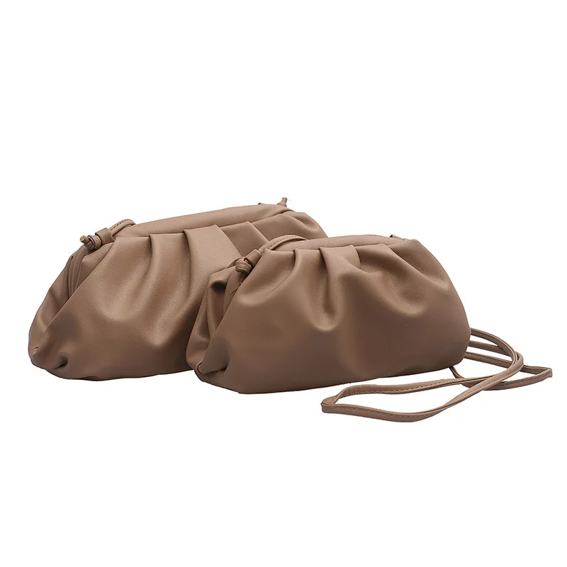 Fashion Bags for Women Summer New Fashion pu Leather Soft Pleated Dumplings Shoulder Messenger Clouds Shoulder Strap HandBag
Fashion Bags for Women Summer New Fashion pu Leather Soft Pleated Dumplings Shoulder Messenger Clouds Shoulder Strap HandBag