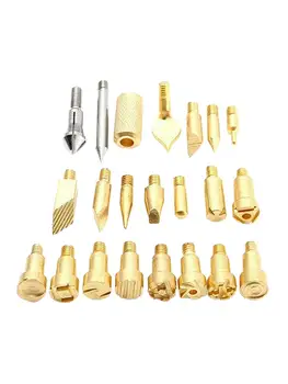22 Pcs/set Wood Burning Pen Tips Stencil Set Soldering Iron Tip Pyrography Woodworking Carving Tool
22 Pcs/set Wood Burning Pen Tips Stencil Set Soldering Iron Tip Pyrography Woodworking Carving Tool