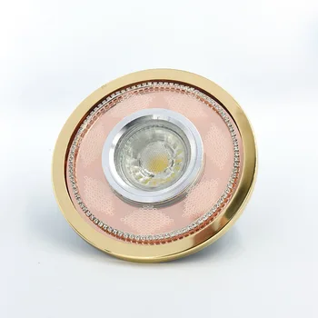 Recessed round downlights with GU10 light source Gold and Chrome for kitchen indoor decoration
Recessed round downlights with GU10 light source Gold and Chrome for kitchen indoor decoration