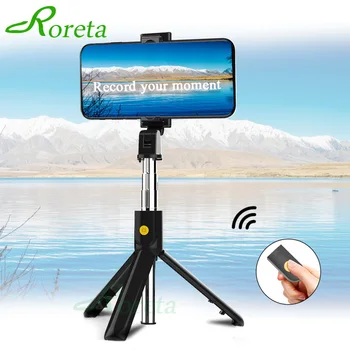 Roreta 2019 new 3 in 1 Wireless Bluetooth Selfie Stick Extendable Handheld monopod foldable mini tripod With Shutter remote
Roreta 2019 new 3 in 1 Wireless Bluetooth Selfie Stick Extendable Handheld monopod foldable mini tripod With Shutter remote