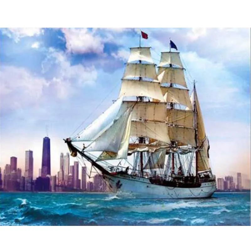 Frame Sailboat Pattern Canvas Painting Coloring By Numbers Oil Painting Home Decoration For Living Room Wall Art
Frame Sailboat Pattern Canvas Painting Coloring By Numbers Oil Painting Home Decoration For Living Room Wall Art