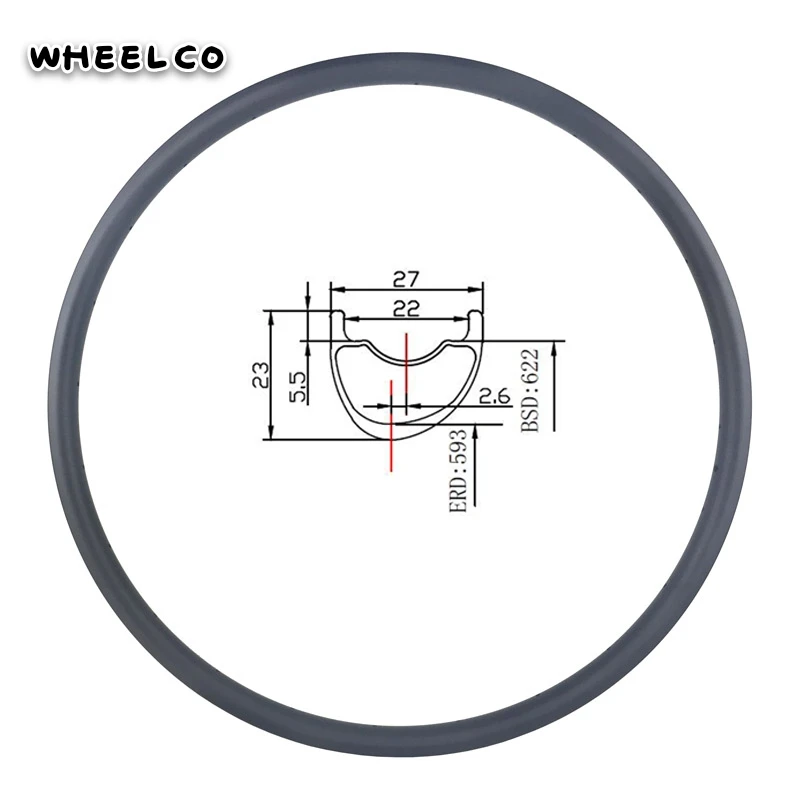 Ultralight Carbon Fiber 29Inch 280g MTB XC 27mm Depth 23mm Width Bike rim UD Matte 24H 
Ultralight Carbon Fiber 29Inch 280g MTB XC 27mm Depth 23mm Width Bike rim UD Matte 24H