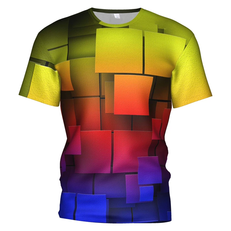 2020 New Plaid pattern T-shirt 3D printing Fashion short-sleeved Three-dimensional pattern top Children's clothes
2020 New Plaid pattern T-shirt 3D printing Fashion short-sleeved Three-dimensional pattern top Children's clothes