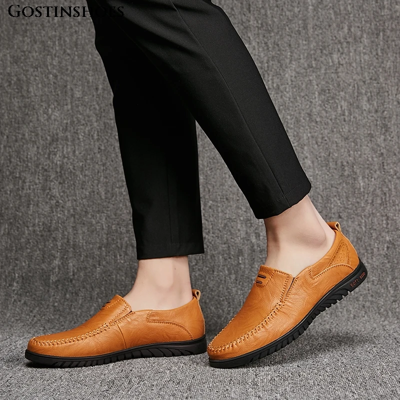 Mens Shoes Casual Brands Genuine Leather Men Loafers Luxury Moccasins Homme Slip On Zapatos Large Size
Mens Shoes Casual Brands Genuine Leather Men Loafers Luxury Moccasins Homme Slip On Zapatos Large Size
