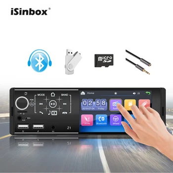 1 Din Radio Car Stereo Touch Screen Button 4.1" Multimedia Player Bluetooth FM USB AUX SD Card Reversing Camera Auto Radio 1din
1 Din Radio Car Stereo Touch Screen Button 4.1" Multimedia Player Bluetooth FM USB AUX SD Card Reversing Camera Auto Radio 1din