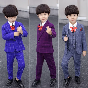 2019 Children's Dress Suits Boy Child Wedding Formal Party Suit 3 Pieces Vest Pants Blazers Costume Boys Clothing 3-10T
2019 Children's Dress Suits Boy Child Wedding Formal Party Suit 3 Pieces Vest Pants Blazers Costume Boys Clothing 3-10T
