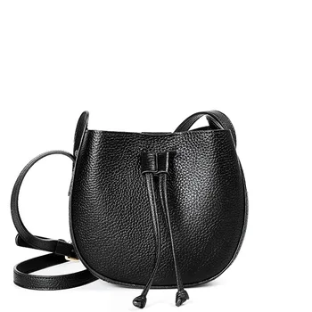 The first layer of leather bag female new fashion wild niche design lychee pattern bucket bag female shoulder Messenger bag
The first layer of leather bag female new fashion wild niche design lychee pattern bucket bag female shoulder Messenger bag