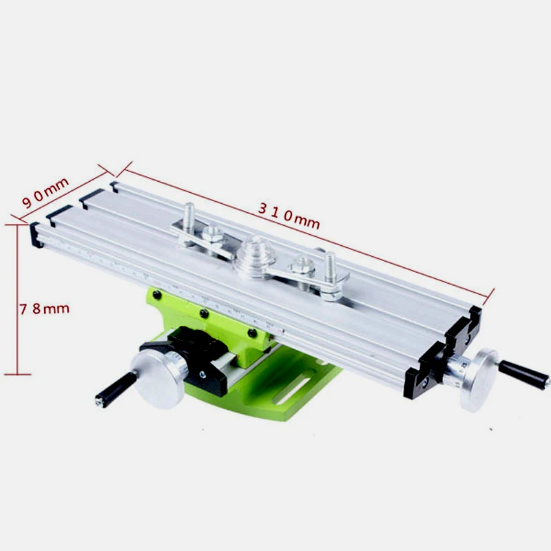Precision Mini Table Bench Vise Drill Multi-function Compound Cross Slide for Milling Drilling Machine Adjustable Tool | Инструменты