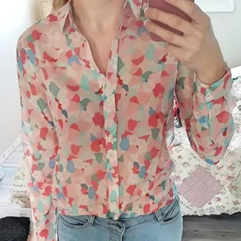 Floral Print Blouse Women Elegant Silk Cotton Long Sleeve Shirt Spring Summer Autumn Top
Floral Print Blouse Women Elegant Silk Cotton Long Sleeve Shirt Spring Summer Autumn Top