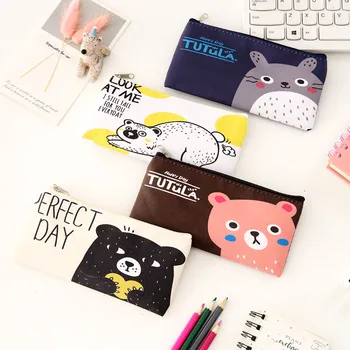 24 pcs/lot Cartoon Bear Rabbit school Pencil case Cute Animal pencil bag Stationery pen pouch office school supply canetas zakka
24 pcs/lot Cartoon Bear Rabbit school Pencil case Cute Animal pencil bag Stationery pen pouch office school supply canetas zakka