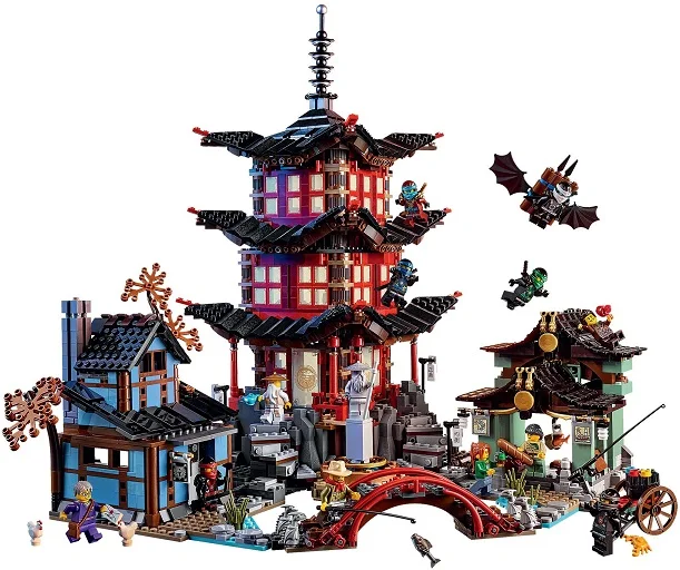 737 Pcs Ninja Temple Diy Building Block Sets Educational Toys For Children Compatible With Legoinglys Ninjagoes
737 Pcs Ninja Temple Diy Building Block Sets Educational Toys For Children Compatible With Legoinglys Ninjagoes