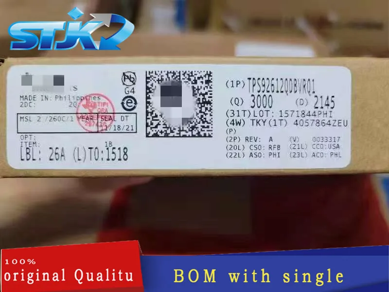 

IC TPS92612QDBVRQ1 SOT23-5 DC2021+ Interface - serializer, solution series New original Not only sales and recycling chip 1PCS