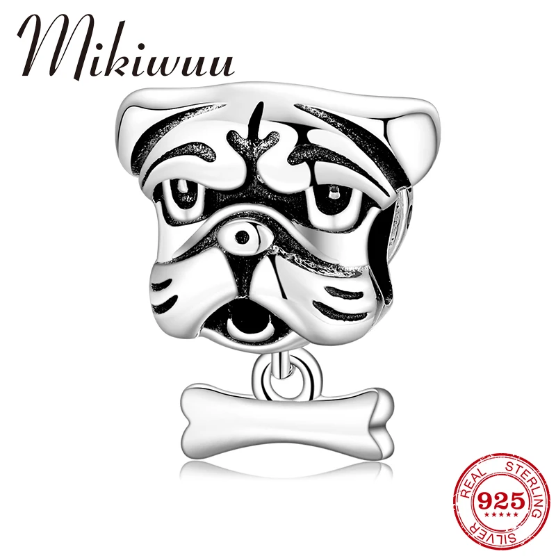 Authentic 925 Sterling Silver Cute Pet Dog & Bone Charm Beads Jewelry Making Fits Original Pandora Charm Pendant Bracelets DIY
Authentic 925 Sterling Silver Cute Pet Dog & Bone Charm Beads Jewelry Making Fits Original Pandora Charm Pendant Bracelets DIY