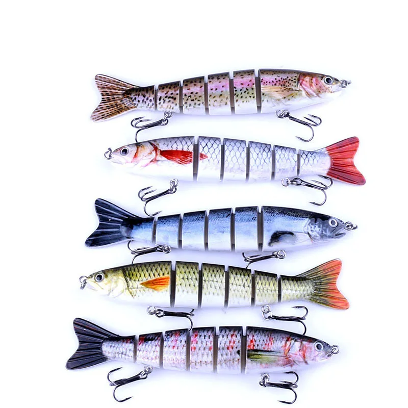 12.7cm 22g Wobblers Fishing Lure Wobbler Multi Jointed Swimbait 6Segment Hard Bait Carp Casting Trolling Bass Pike Lure Tackle
12.7cm 22g Wobblers Fishing Lure Wobbler Multi Jointed Swimbait 6Segment Hard Bait Carp Casting Trolling Bass Pike Lure Tackle