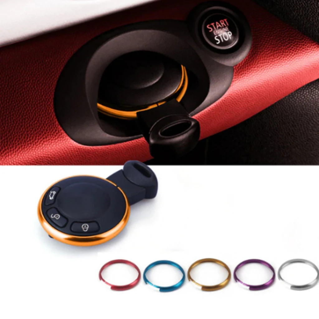 2 Pcs Car Key Fob Ring Rim Trim Cover for Mini Cooper JCW R55 R56 R57 R58 R59 R60 Countryman Car Styling Aluminum Alloy Light
2 Pcs Car Key Fob Ring Rim Trim Cover for Mini Cooper JCW R55 R56 R57 R58 R59 R60 Countryman Car Styling Aluminum Alloy Light