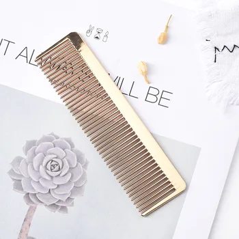 xiao xi jia Northern European-Style Gold-Tone Comb Minimalist Design Metal Makeup Comb Household Retro Comb
xiao xi jia Northern European-Style Gold-Tone Comb Minimalist Design Metal Makeup Comb Household Retro Comb