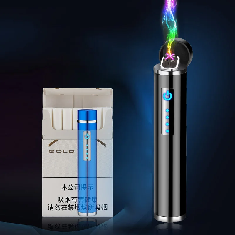 Double Arc Plasma Lighter Mini Cylindrical USB Charging Electronic Lighter Touch Sensor Switch Cigar Lighter Windproof Aansteker
Double Arc Plasma Lighter Mini Cylindrical USB Charging Electronic Lighter Touch Sensor Switch Cigar Lighter Windproof Aansteker