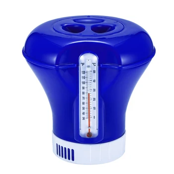 Swimming Pool Floating Chemical Chlorine Dispenser With Thermometer Disinfection Automatic Applicator Pump Chlorine Dispenser 
Swimming Pool Floating Chemical Chlorine Dispenser With Thermometer Disinfection Automatic Applicator Pump Chlorine Dispenser
