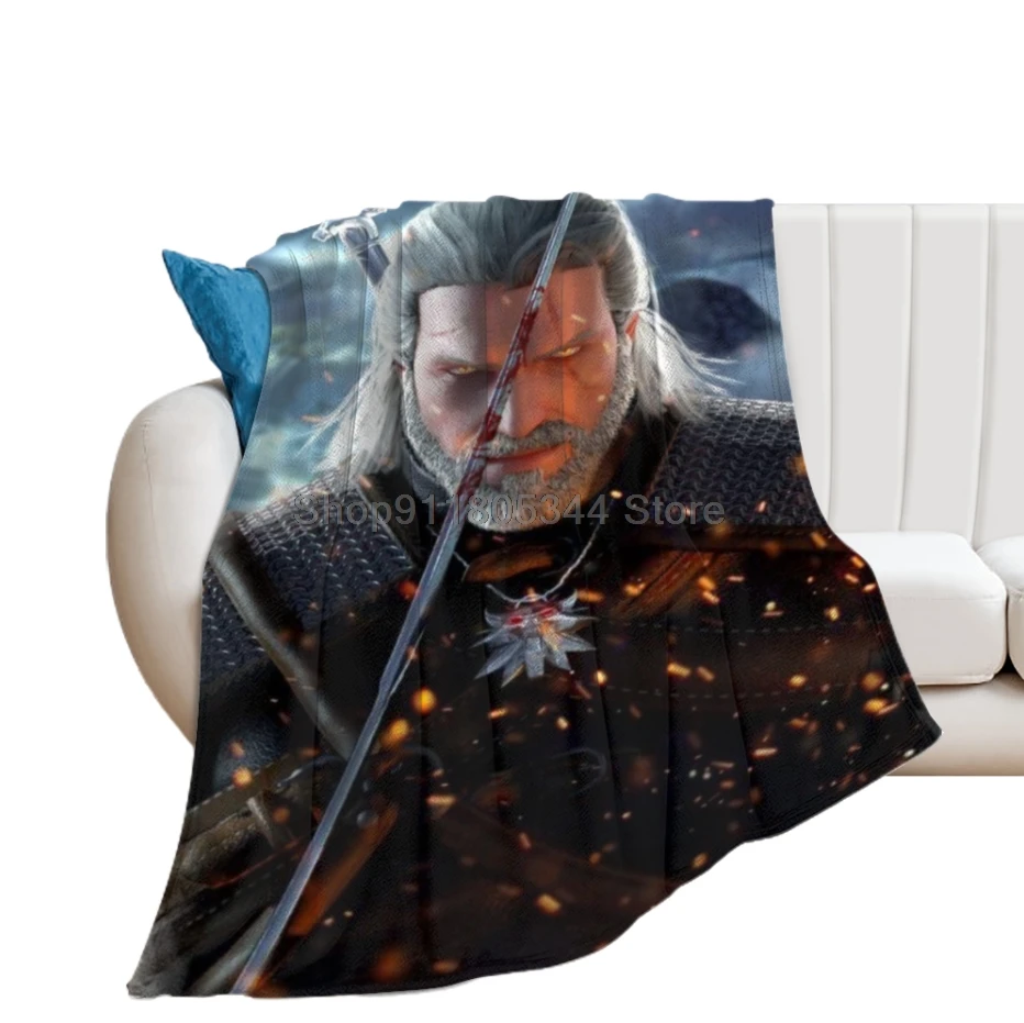 Witchers game Throw Blanket Fuzzy Warm Throws for Winter Bedding 3D Printing Soft Micro Fleece Blanket
Witchers game Throw Blanket Fuzzy Warm Throws for Winter Bedding 3D Printing Soft Micro Fleece Blanket