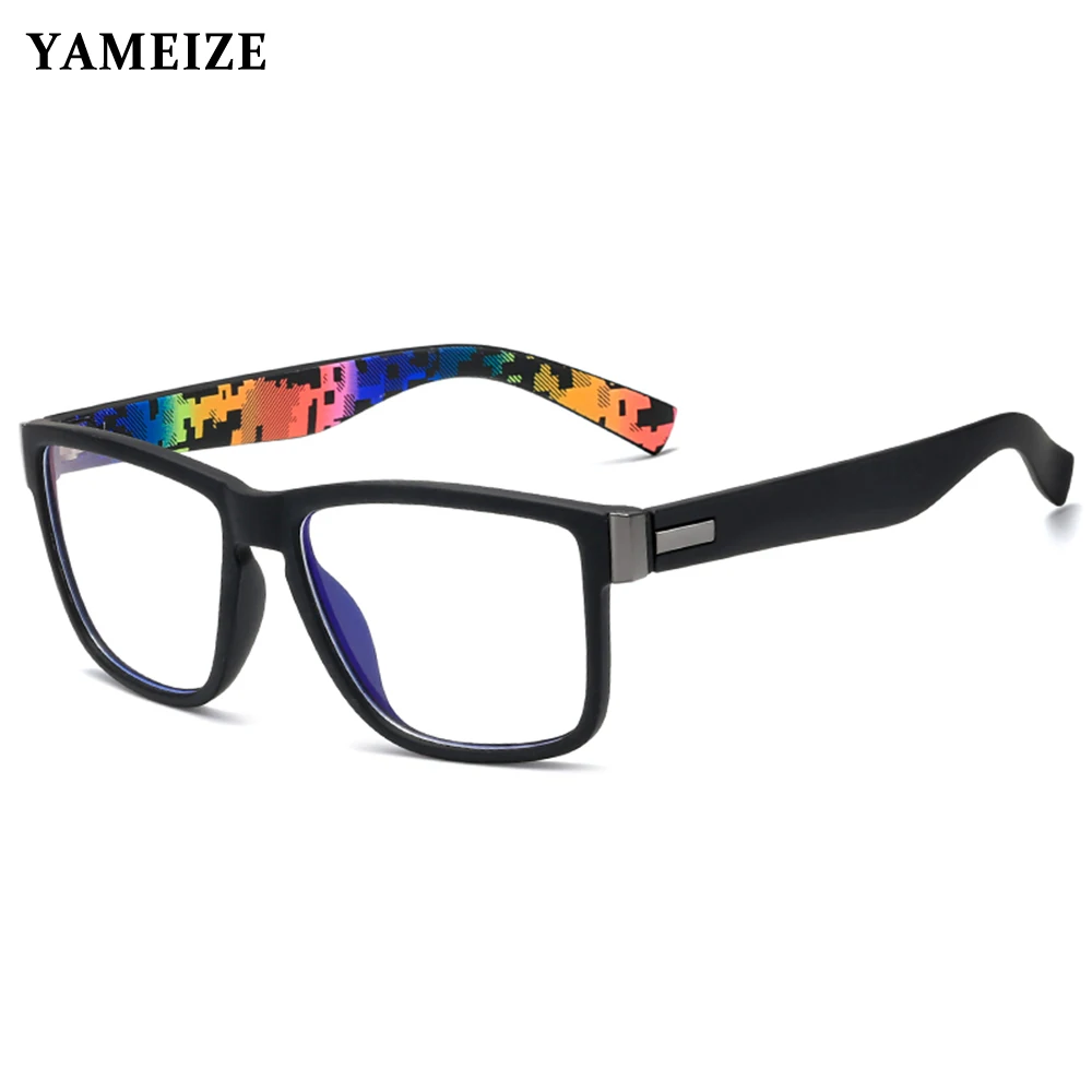 YAMEIZE Anti Blue Light Glasses Men Transparent Eyewear Frame Square Gaming Glasses Computer Protection Optical Eyeglasses
YAMEIZE Anti Blue Light Glasses Men Transparent Eyewear Frame Square Gaming Glasses Computer Protection Optical Eyeglasses