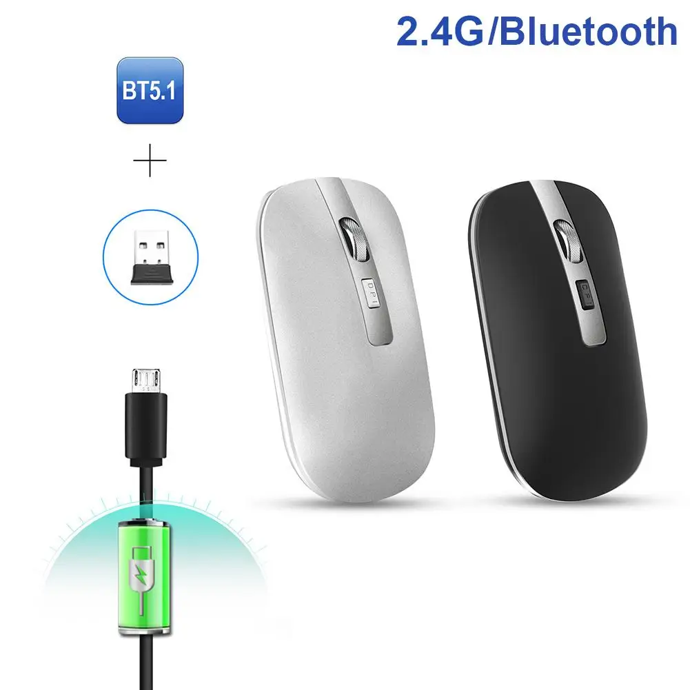 New 2.4G Wireless Mouse Bluetooth 5.1 Mouse USB Computer Mouse Wireless Rechargeable Mause Ergonomic Mice For PC Laptop
New 2.4G Wireless Mouse Bluetooth 5.1 Mouse USB Computer Mouse Wireless Rechargeable Mause Ergonomic Mice For PC Laptop